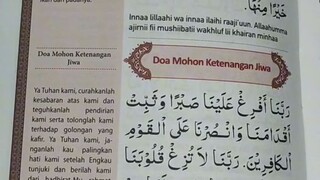 Assalamualaikum warahmatullahi wabarakatuh semuanya,Doa mohon ketenangan jiwa