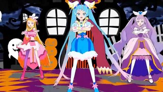 【mmdプリキュア】キュアスカイ＆キュアバタフライ＆キュアマジェスティでhappy halloween