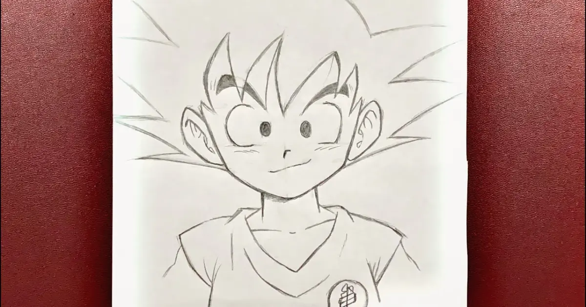 Anime drawing | how to draw kid goku step-by-step - Bilibili