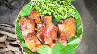 Mặt Heo Nướng ăn tối cùng gia đình || việt miền tây