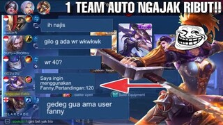 120 MATCH NO WR PICK FANNY, 1 TEAM AUTO NGAJAK RIBUT KWKW! PRANK FANNY NGESOT!!