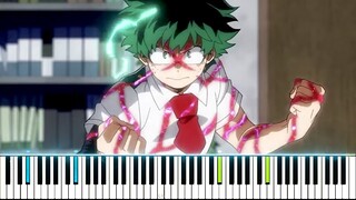 [Boku no Hero Academia Season 4 OP] "Polaris" - BLUE ENCOUNT (Synthesia Piano Tutorial)