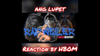 #DISSRESPECT - RAP WEILER (reaction & comment) by HBOM