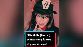 Zhongli DUET? Wangsheng funeral at your service! 🖤 genshinimpact hutao  cosplay genshin  hutaocospl