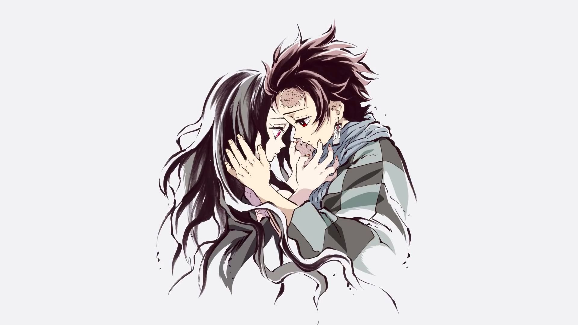 Shu Bao Bao — Tanjiro and Nezuko fanart that I did. Sad the