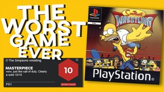 The Simpsons Wrestling - The WORST Wrestling Game Ever Made