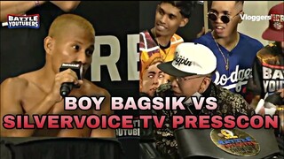 Battle of the Youtuber Presscon Suntukan ng mga sikat 2, BOY BAGSIK VS SILVERVOICE TV #makagago