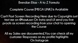 Brendan Elias Course A to Z Formula Download