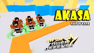 AKASA (MIKASA ACKERMAN) SHOWCASE - ALL STAR TOWER DEFENSE