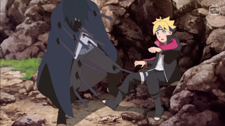 sasuke melindungi naruto dan boruto