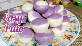 Easy Puto Recipe - Ube at Original Flavor in One! | Met's Kitchen