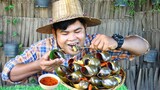 Coking Snail Recipe - Cook Snail bbq eat with Chili Sauce