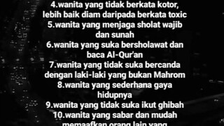 wanita yang di cintai Allah