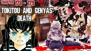 ANG KAMATAYAN NI TOKITOU AT GENYA! Demon Slayer Season4 Infinity Castle Arc Chapter 178-179