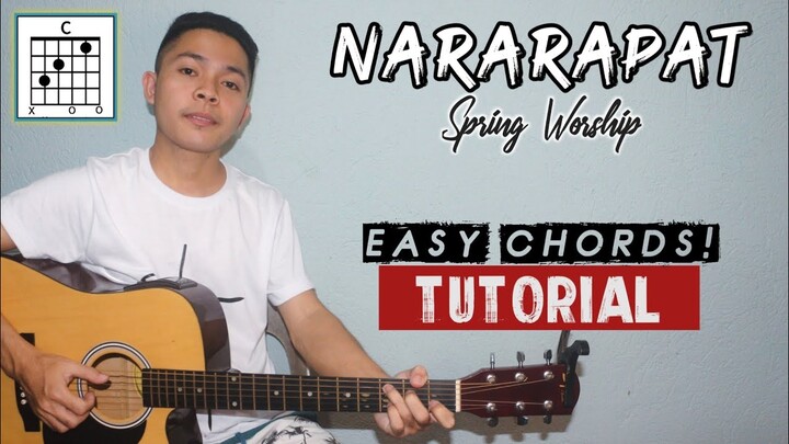 Nararapat(Guitar Tutorial)by Spring Worship | EASY CHORDS!