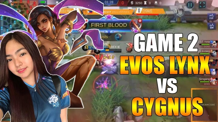 DEXIE DIAZ IPINAKITA ANG KANYANG ESMERALDA | EVOS LYNX VS CYGNUS GAME 2 | Mobile Legends