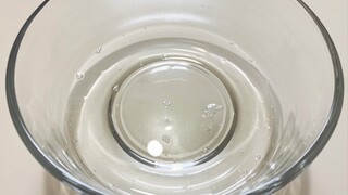 Playing with self-made slime