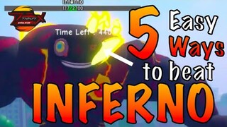 5 ways to beat INFERNO using AVAILABLE POWERS/SPECIALS in AFS
