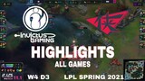 Highlight IG vs RW (All Game) LPL Mùa Xuân 2021 | LPL Spring 2021 | Invictus Gaming vs Rogue Warrior