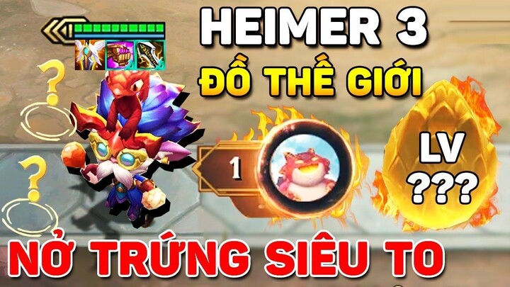 CHỈ CÒN 1 MÁU THÌ NỞ TRỨNG SIÊU TO LIÊN TỤC VÀ CÁI KẾT SIÊU HẤP DẪN - HEIMER 3 SAO   ĐỒ THẾ GIỚI