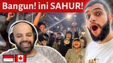 Bule Bangunin Tetangga Sahur - Ramadhan di Indonesia | MR Halal Reaction