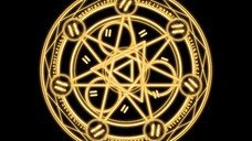 overlay spell magic circle earth on Saikyou Onmyouji no Isekai Tenseiki