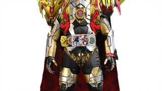 Our bond can create the future. We are the three-in-one form of Kamen Rider Gold Gold. It is the thr