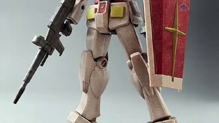 [ข้อมูลกาวใหม่] แผงเฉพาะงาน Bandai เพิ่มด้วยเศษไม้ EG Original Gundam จับคู่สีสไตล์เรโทร 1,650 เยน ม