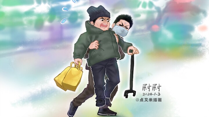 Upgraded Version of Helping an Elderly Man Cross the Street