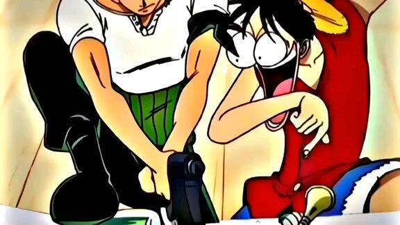 one piece_luffy & zoro