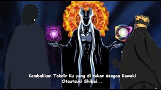 Boruto dan Sasuke berhasil mencari Otsutsuki Shibai untuk mengembalikan Takdir Boruto - Boruto Ch 4