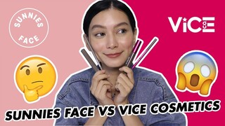 SUNNIES FACE LIFEBROW VS VICE COSMETICS GANDOLL (ANO ANG MAS MAGANDA?)