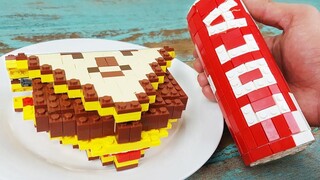 Lego Doner Kebab Sandwich - เลโก้ในชีวิตจริง การทำอาหารแบบสต็อปโมชั่น & ASMR