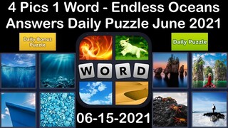 4 Pics 1 Word - Endless Oceans - 15 June 2021 - Answer Daily Puzzle + Daily Bonus Puzzle