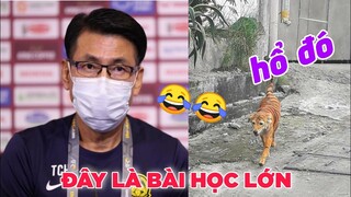 HLV Malaysia phát biểu sau trận đấu và những comments Ăn Mừng của CĐV Việt Nam.