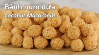 Làm Bánh Núm Dừa giòn tan với Nồi Chiên Không Dầu chỉ từ 3 nguyên liệu | Coconut macaroons