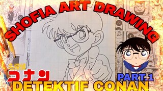 drawing detektif Conan part.1