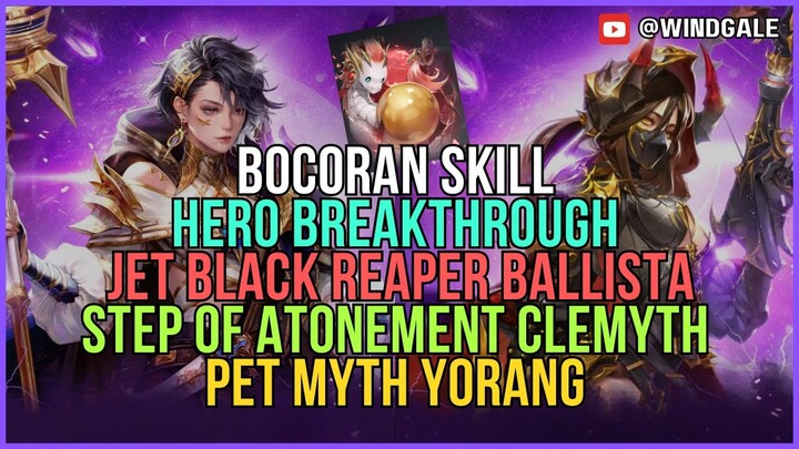 BOCORAN SKILL HERO LEGENDARY BREAKTHROUGH BALLISTA DAN CLEMYTH DAN PET MYTH YORANG - Seven Knights 2