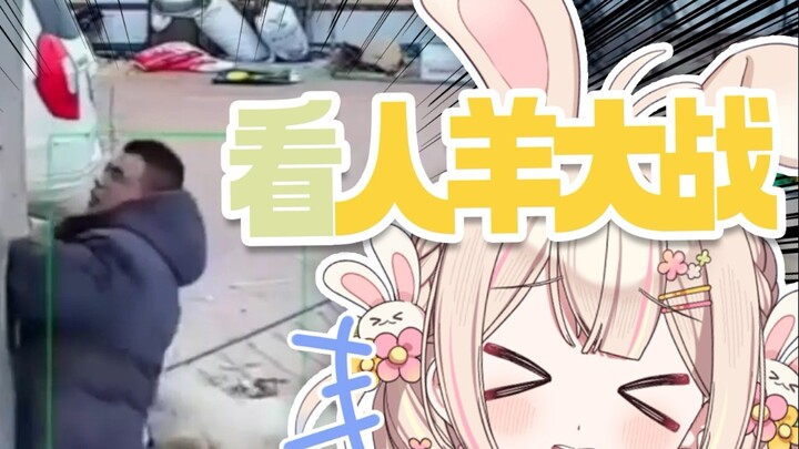 [Sakura Bunny] A man and a sheep are fighting, and the rabbit is watching? Is this the Classic of Mo