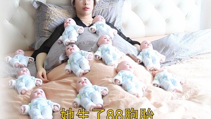 一分钟看完沙雕小说（6），女子为夺家产生了86胞胎，你说沙雕不沙雕？