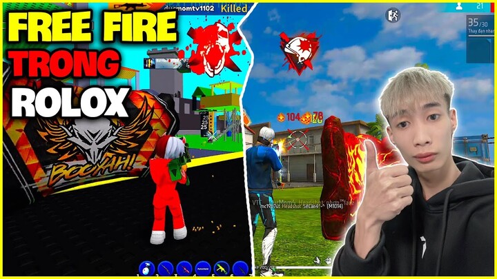 Đức Mõm Bắn Free Fire Trong Roblox ???