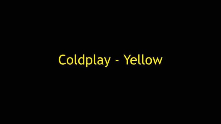 Coldplay - Yellow Lyrics
