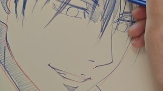 เขย่าขวดก่อนทาสีและสอนวิธีวาดฟุชิกุโระเมกุมิให้ทุกคน