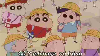 Shin-cậu bé bút chì ( 1992 ) Tập 14 | VIETSUB | : Shin lần đầu đi leo núi