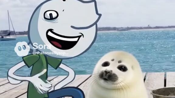 Liam Meets Harp Seal