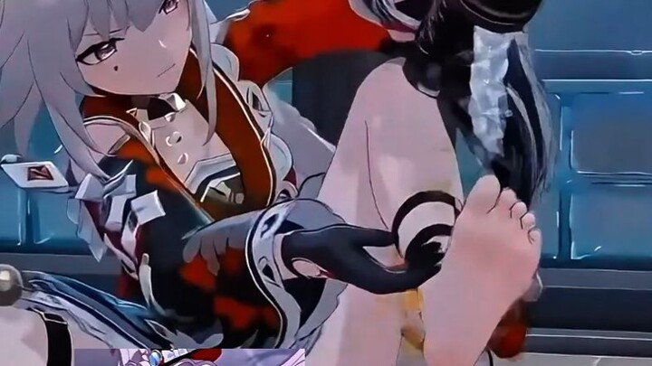 Sparks ❤️ Goldfish Frolicking in Socks [Honkai: Star Rail AI Simulation]