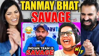 INDIAN TEAM IS SAVAGE REACTION!! | Tanmay Bhat