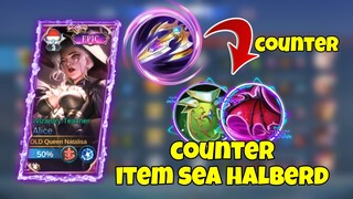 counter item sea halberd | lawan auto kabur di counter build ini