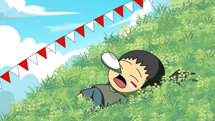 SHIKAMARU CAPEK ABIS IKUT LOMBA KEMERDEKAAN