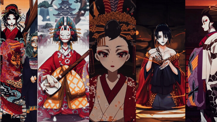 [Geisha/Male and Female] Let’s take a look at 16 beautiful courtesans in different painting styles